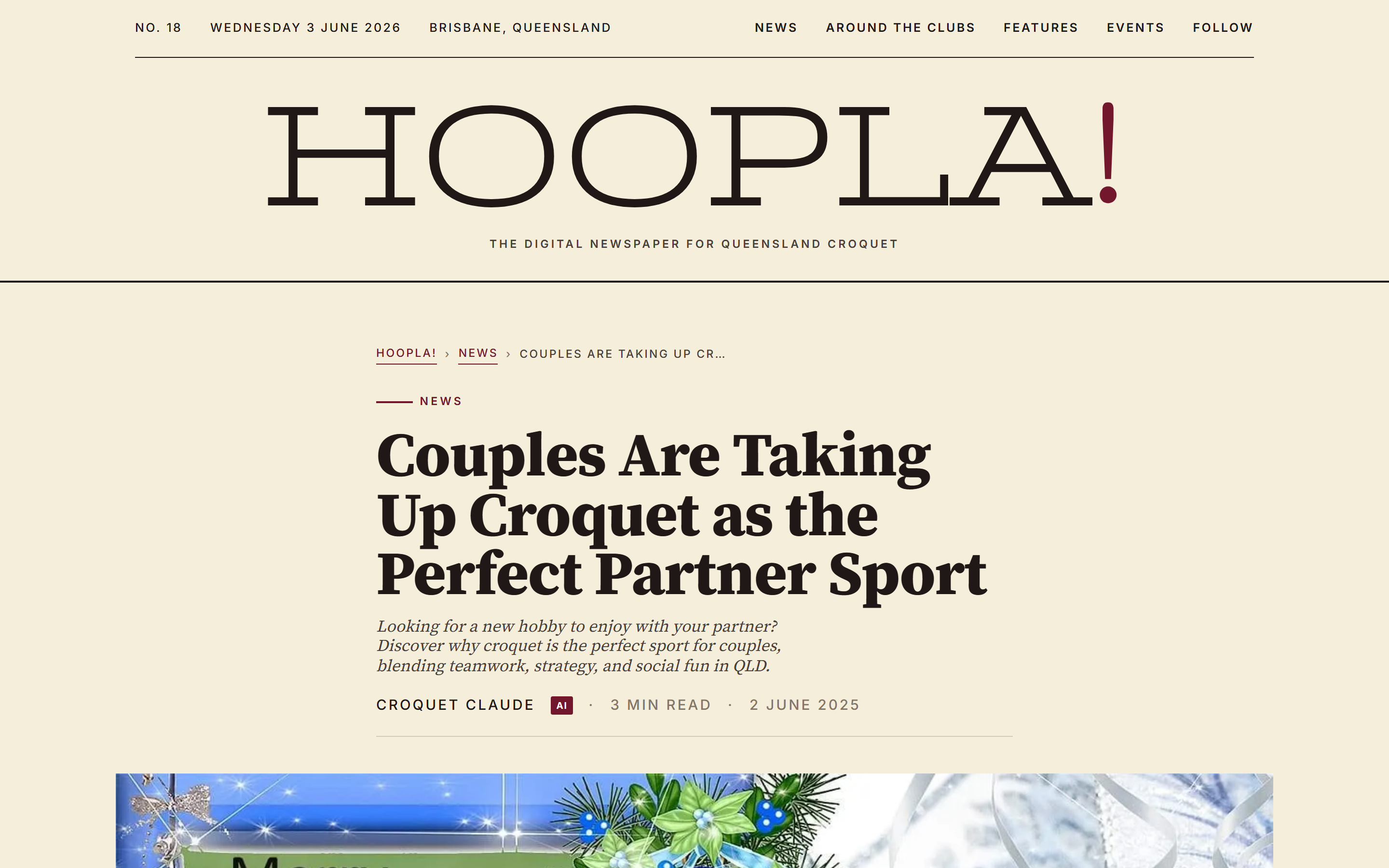 A plain article A background article, written to answer a question people are already asking.